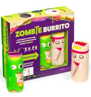 Zombie Burrito Dodgeball Card Game – 2-6 Players, Ages 7+